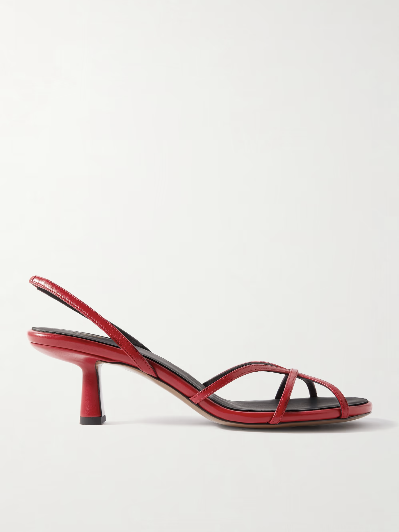 NEOUS, Ibor Leather Slingback Sandals