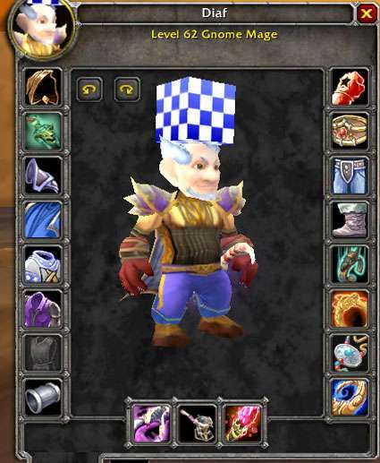 A closer look at the placeholder head piec.