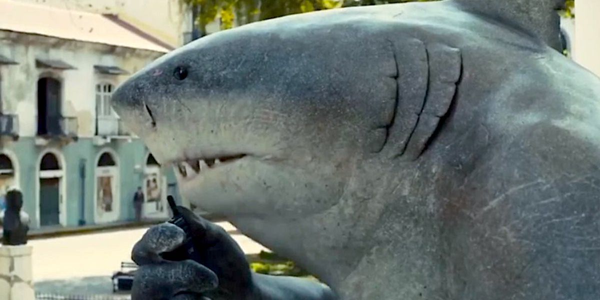 Sylvester Stallone's King Shark Is a Hit With 'Suicide Squad' Fans