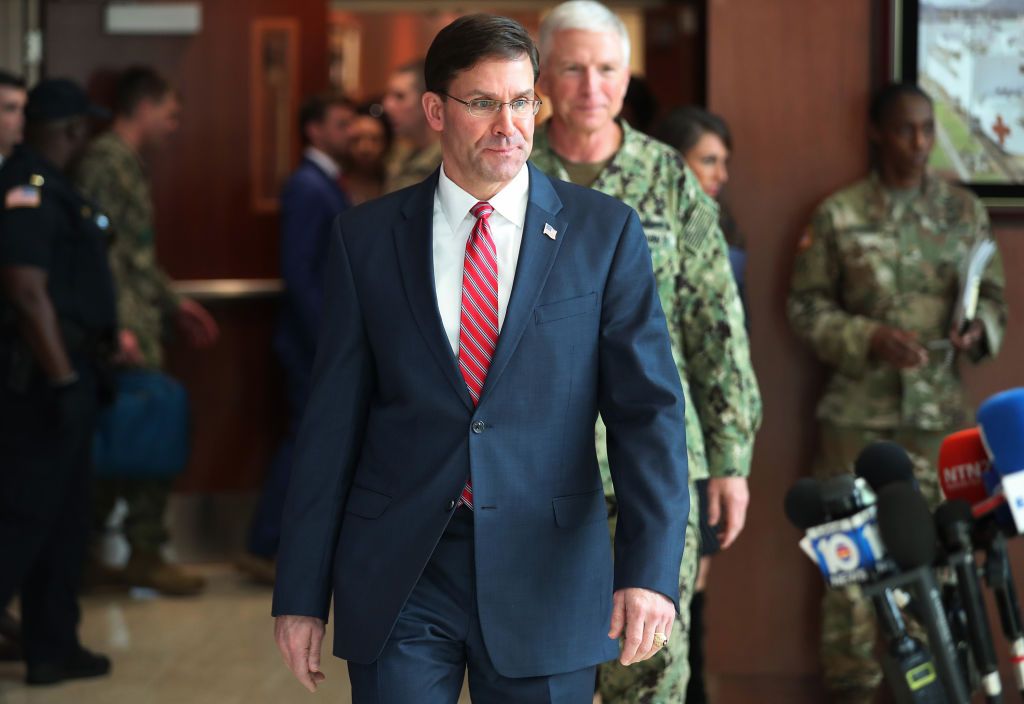 Defense Secretary Mark Esper.