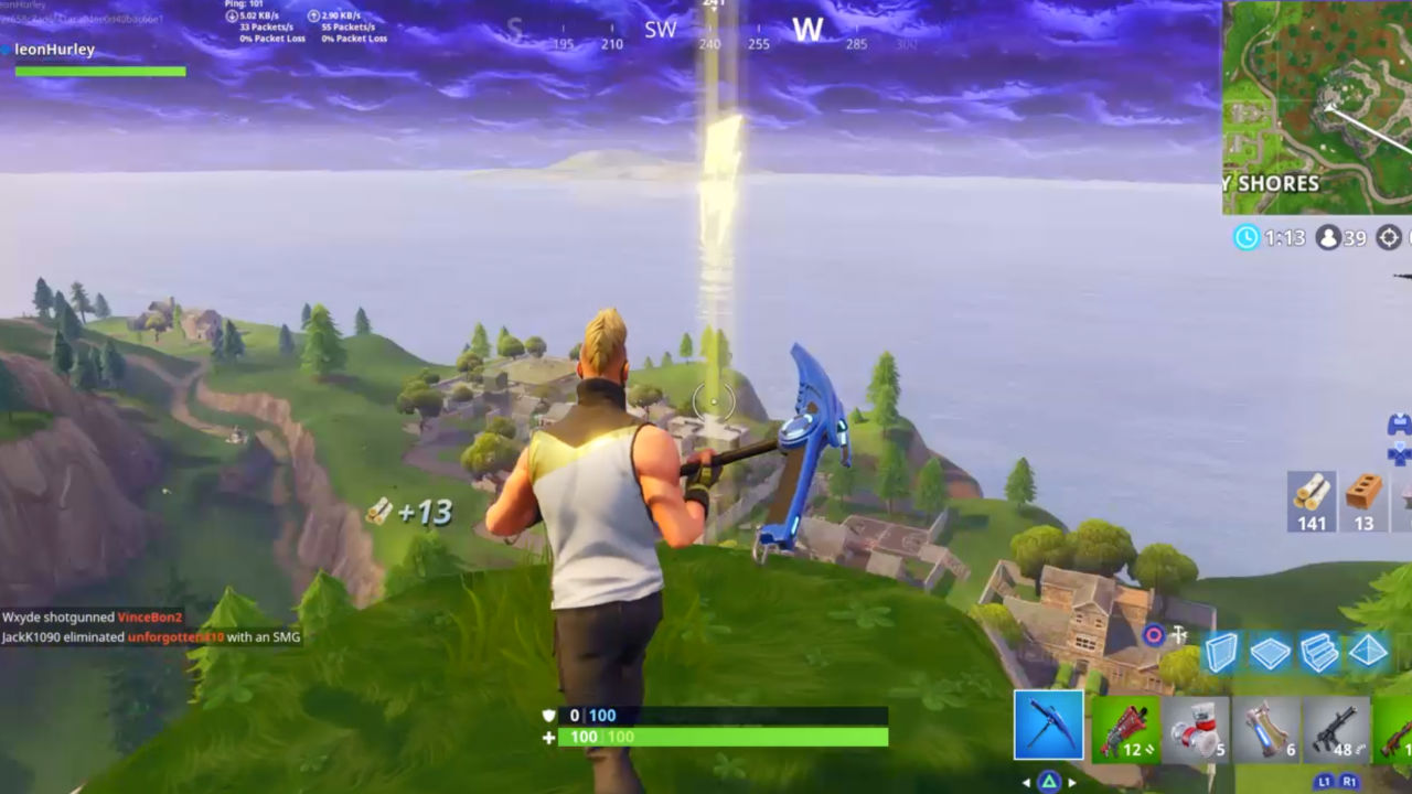 search fortnite floating lightning bolts find them all with our complete location guide gamesradar - where are lightning bolts in fortnite