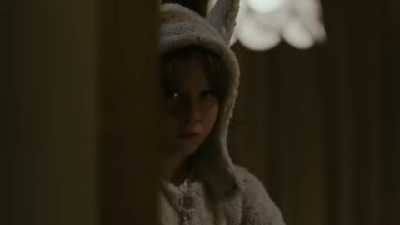 Max Records staring around a corner in Where the Wild Things Are