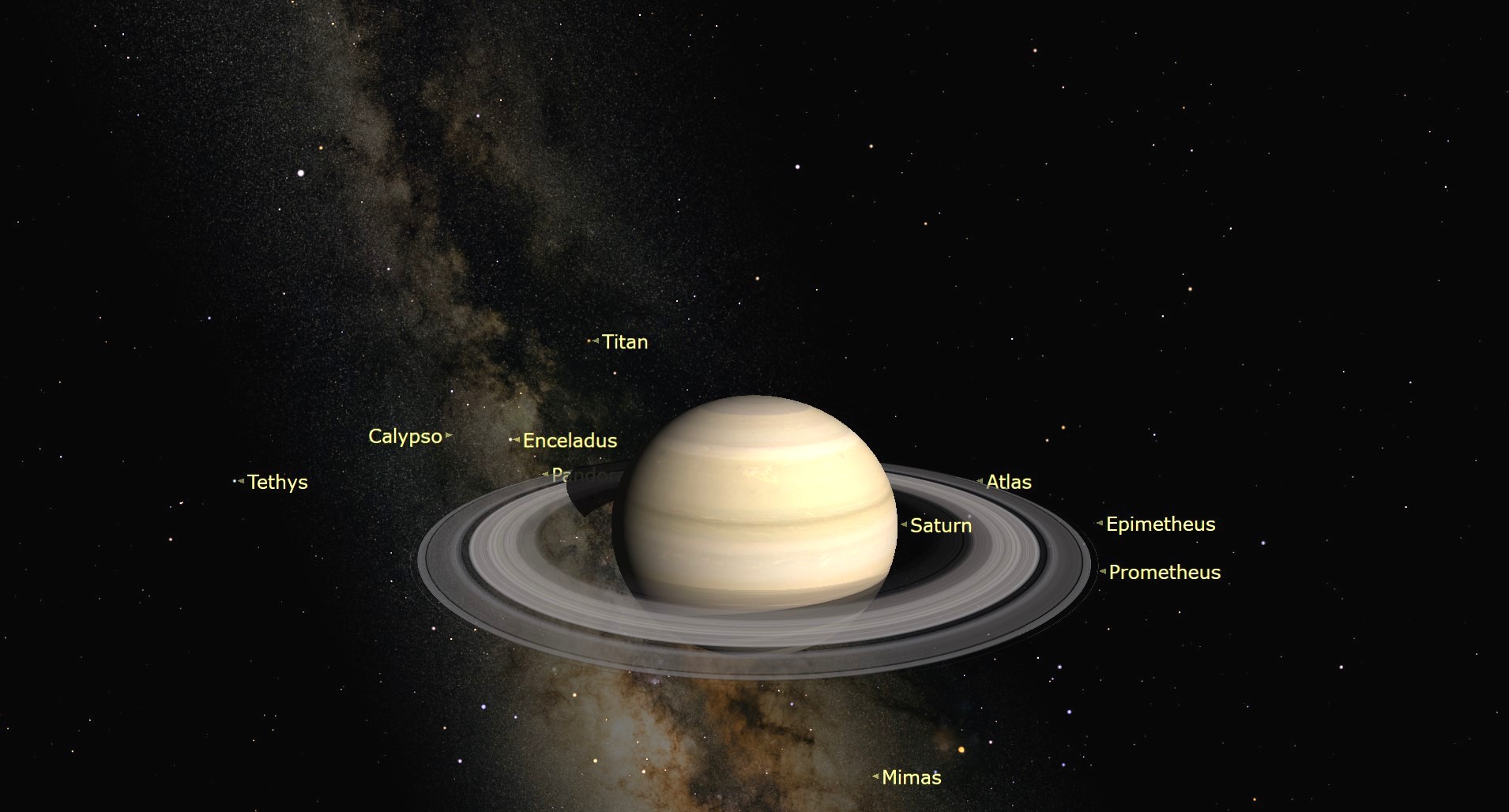 What Are Saturn s Major Moons