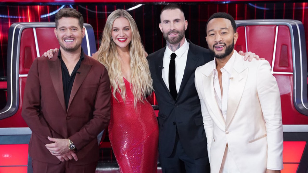 The Voice Season 27 coaches.