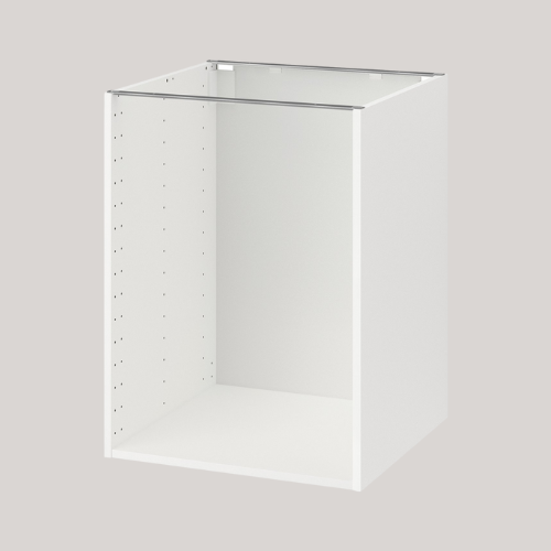 Metod Base Cabinet Frame - White 60x60x80 Cm