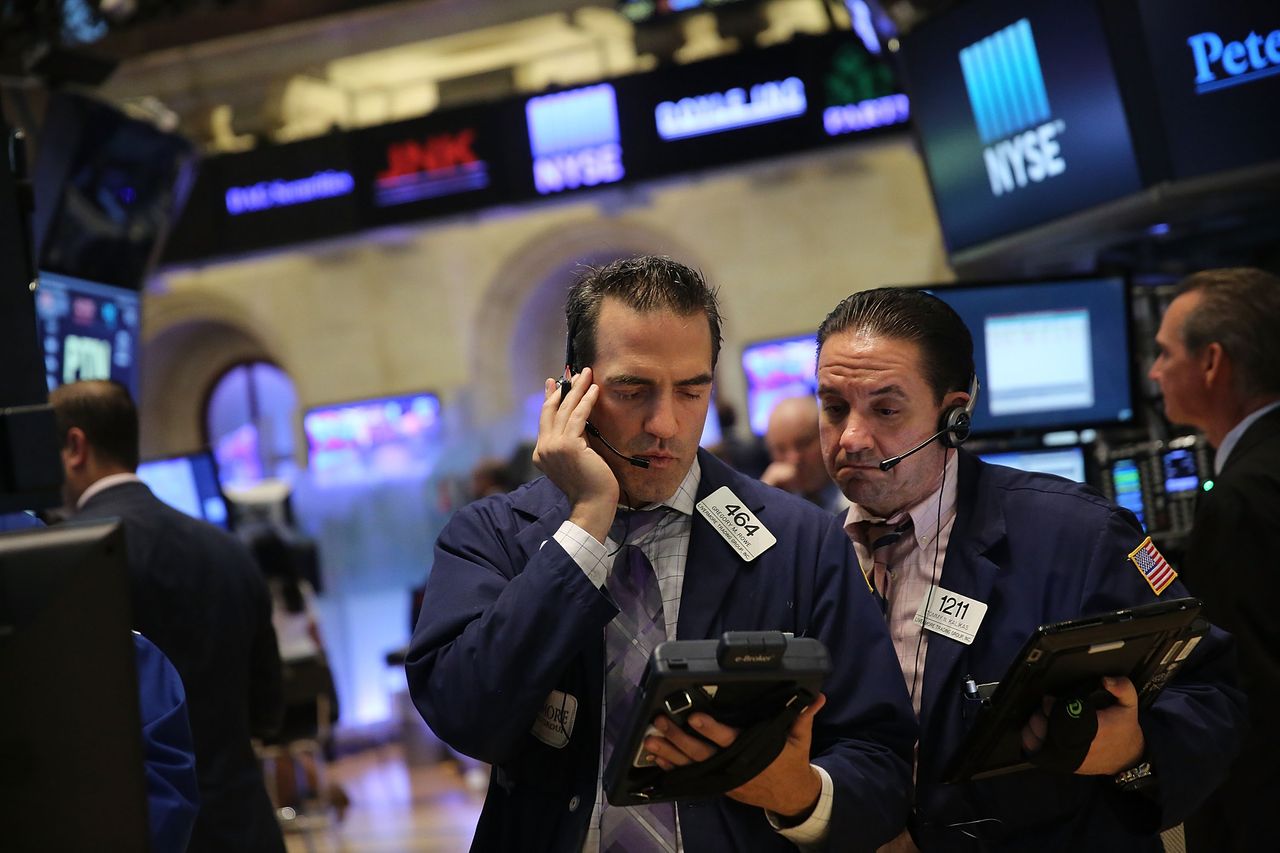 New York Stock Exchange floor.