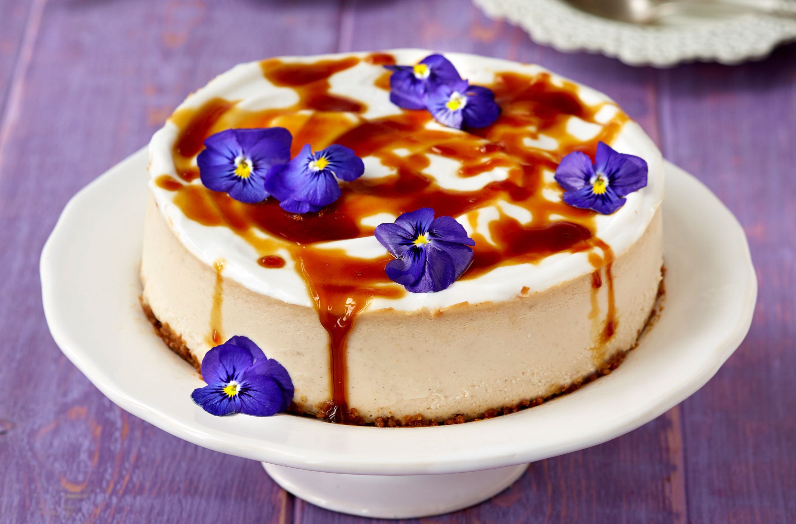 Dairy free cheesecake with elderflower recipe