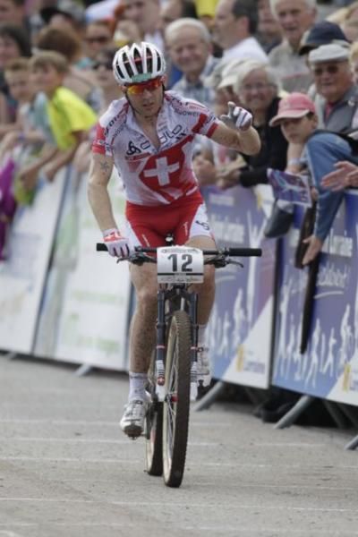 Florian Vogel (Scott Swisspower) finishes in La Bresse