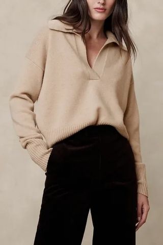 Luna Cashmere Sweater Polo