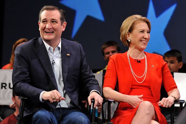 Cruz taps Carly.