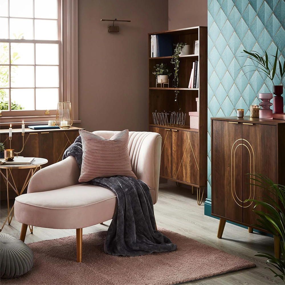 Homebase on sale blush chair