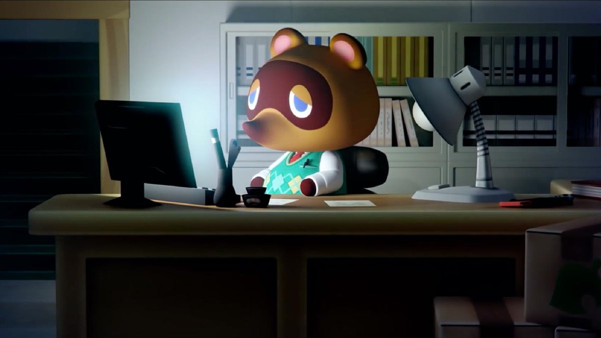 Tom Nook Computer Hero