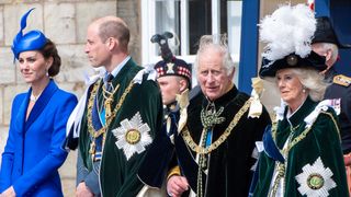 Catherine, Princess of Wales, Prince William, Prince of Wales and King Charles and Queen Camilla in Scotland