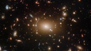Galaxy cluster Abell 611, located roughly 3.2 billion light years from Earth. 