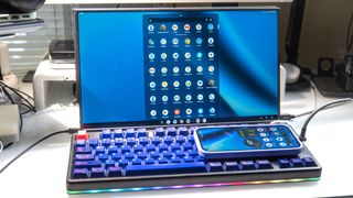 Pixel 10a desktop mode.