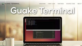 Guake Terminal website screenshot