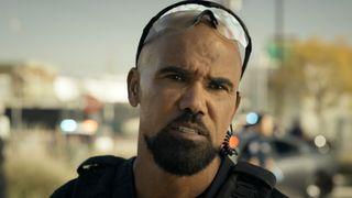 Shemar Moore as Daniel "Hondo" Harrelson in the S.W.A.T. series finale.