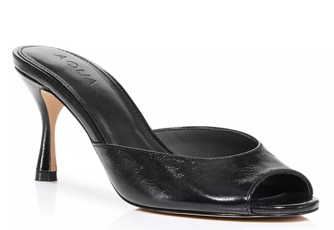 Aqua, Shil Leather Sandals (Were $128)