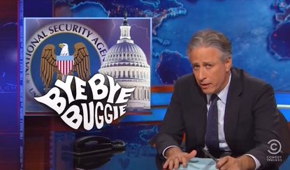 If the Patriot Act was so great, says Jon Stewart, why is it so useless?