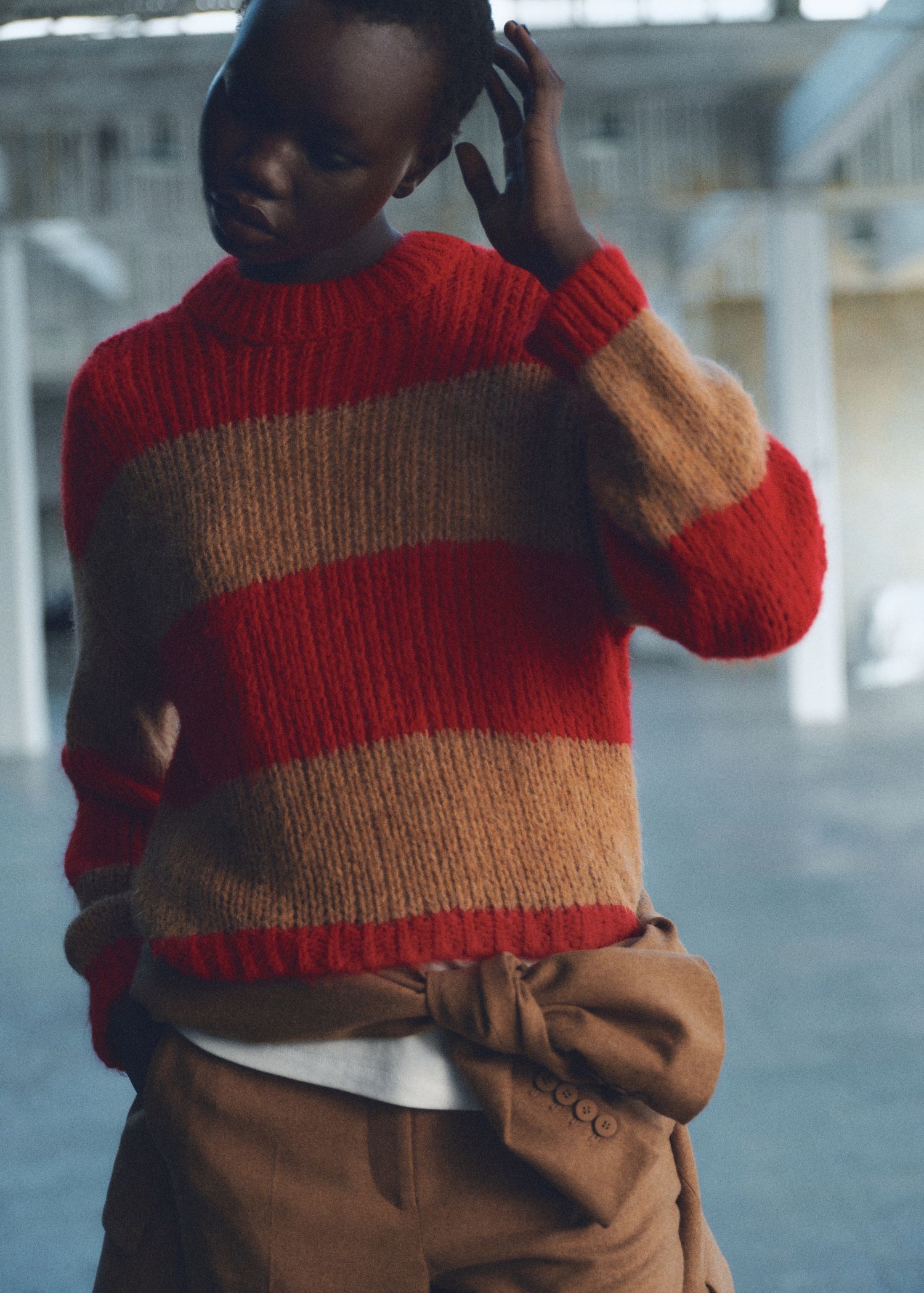 Chunky-Knit Striped Sweater - Women | Mango Usa