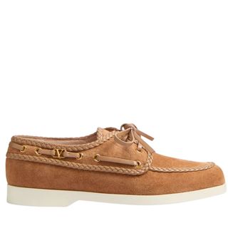 Valentino Garavanibraided-edge boat shoes