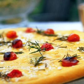 Cherry tomato and rosemary focaccia-bread recipes-recipe ideas-woman and home
