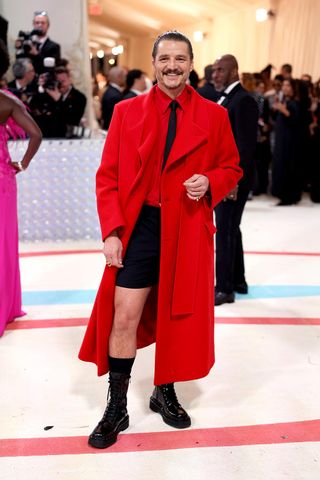 Pedro Pascal on the Met gala 2023 red carpet