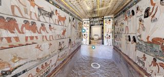 Virtual tour of Egyptian tomb