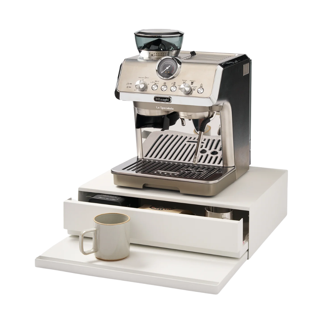 Countertop Drawer With Pull-Out Shelf - Steel