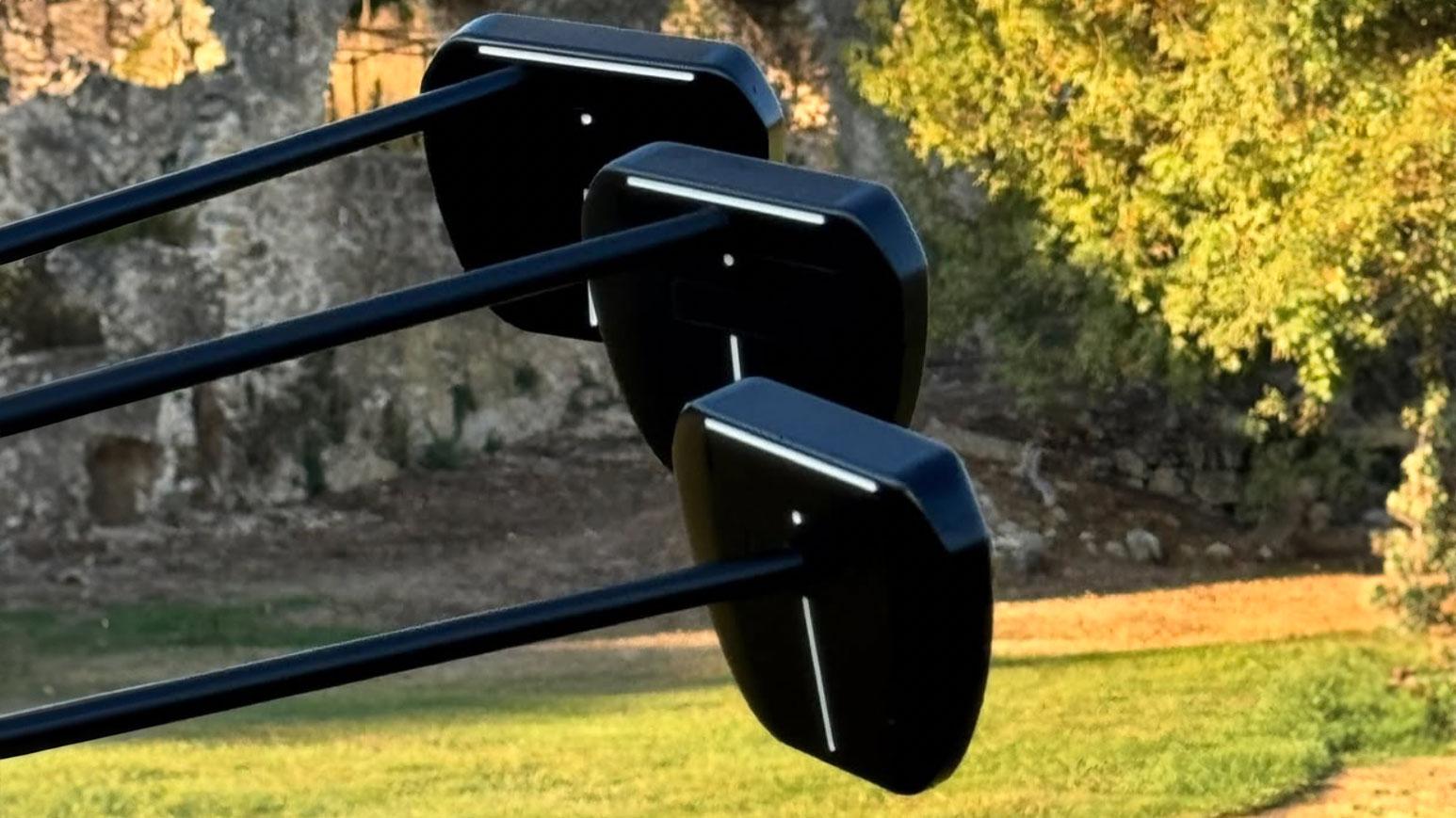 Photo of the three configurations of the Sausage Golf Boudin Noir