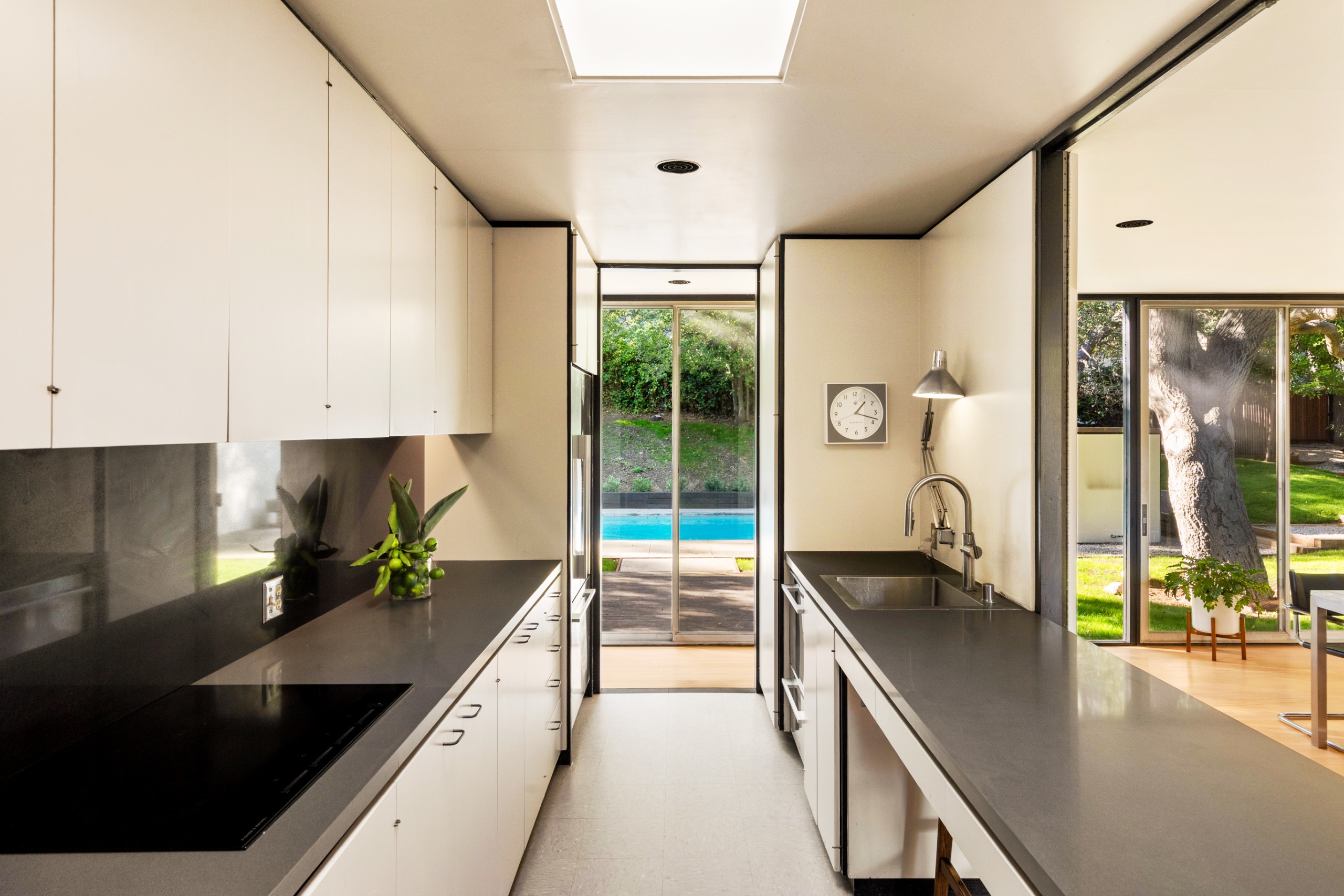 The kitchen sits at the heart of the property