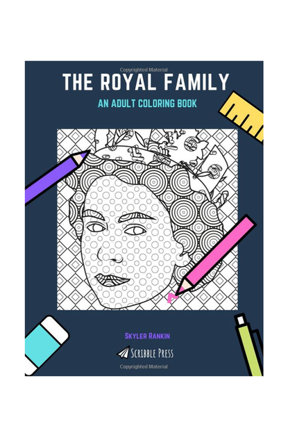 The Royal Family Adult Coloring Book