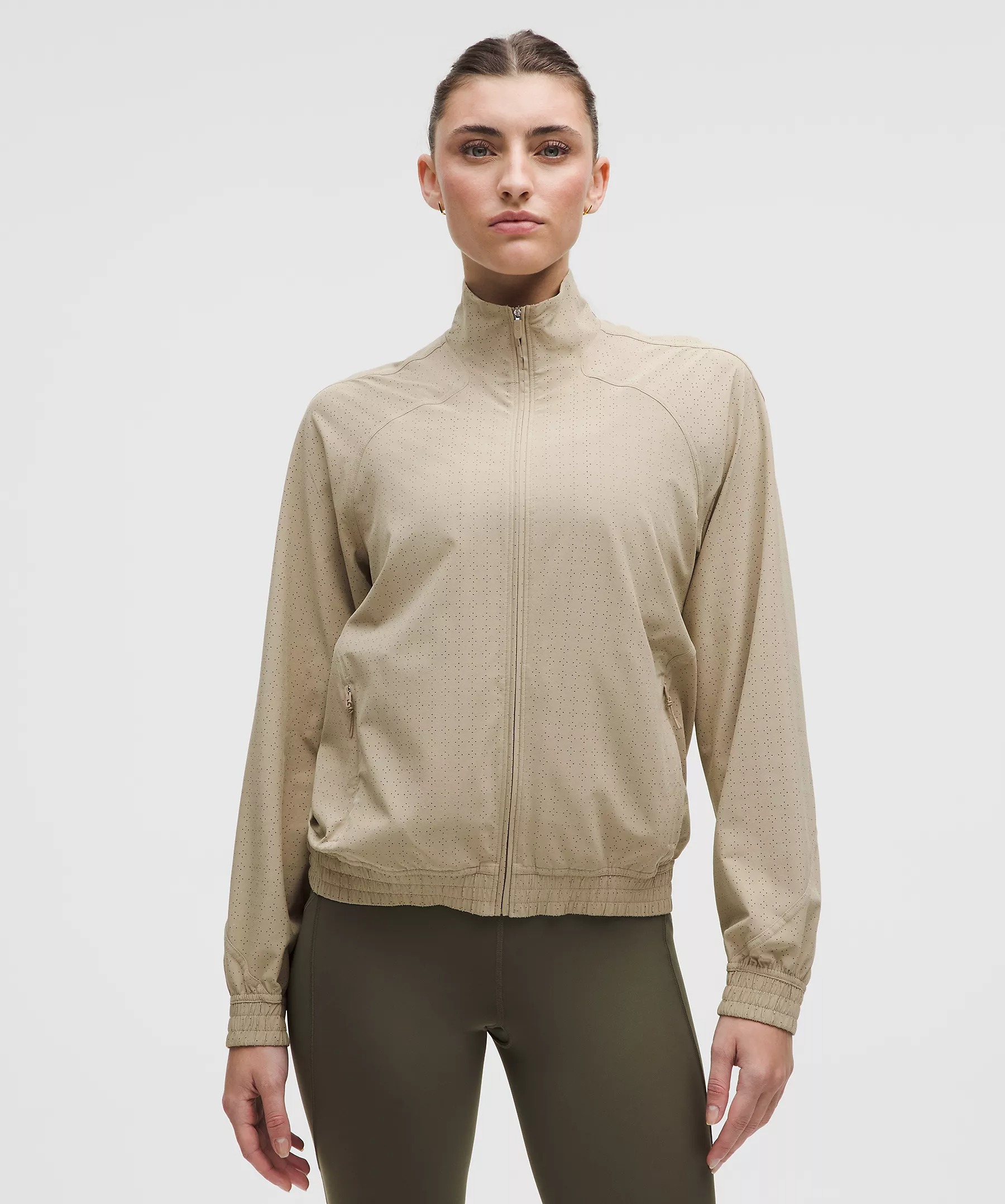 Lululemon, Adapted State Perforated Track Jacket
