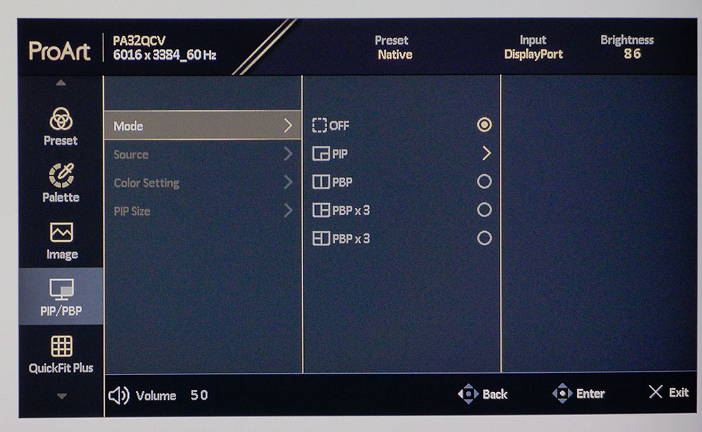 Asus ProArt PA32QCV