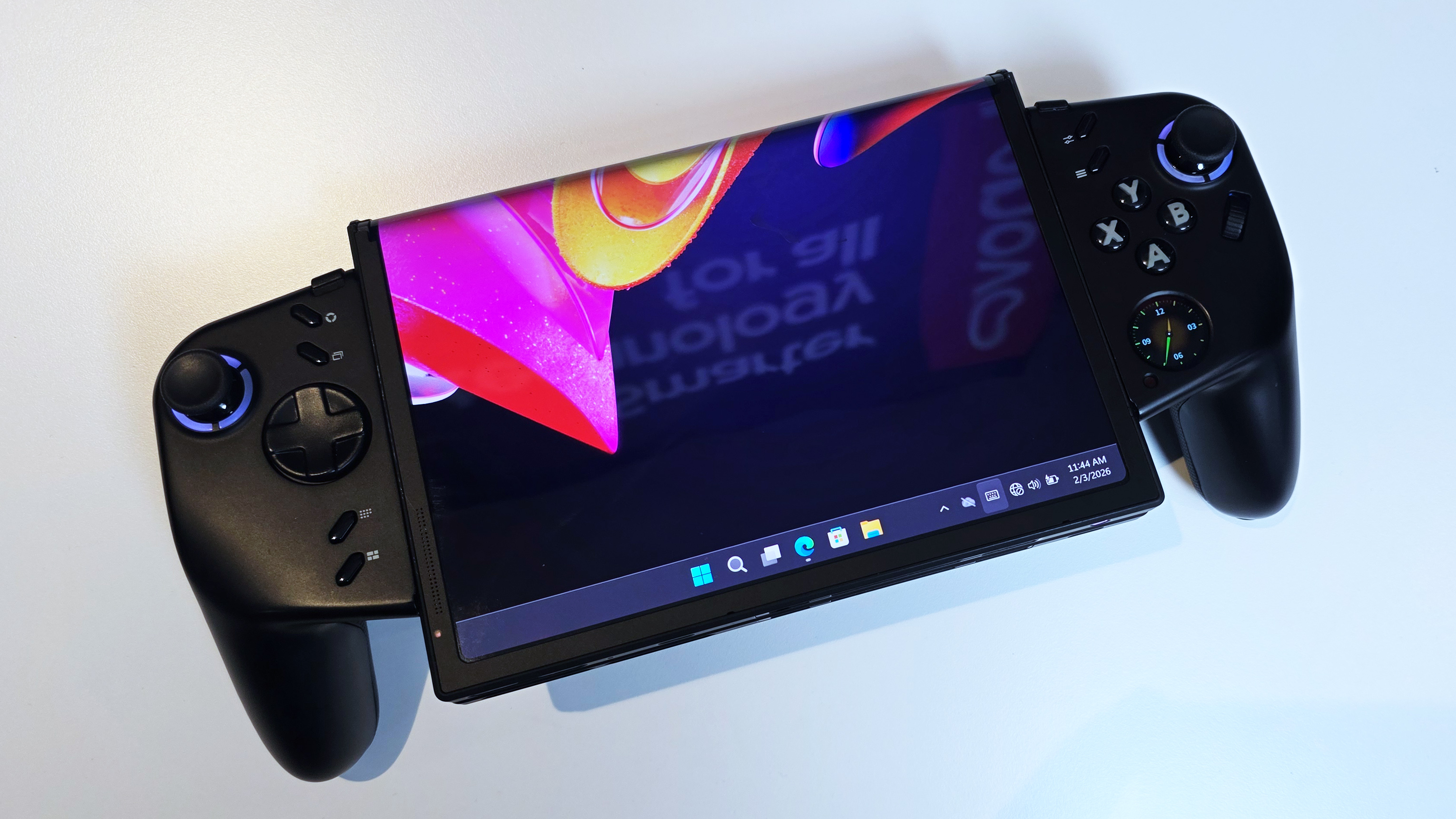 Photos of the concept device from Lenovo called the Legion Go Fold.