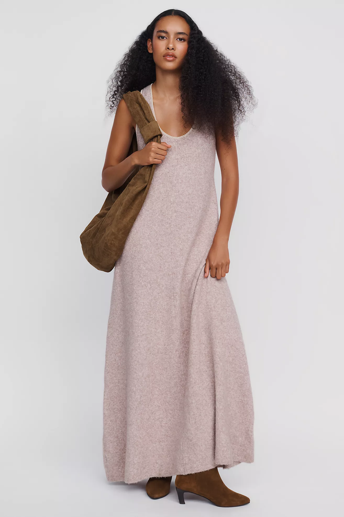 By Anthropologie Sleeveless Sweater Midi Dress