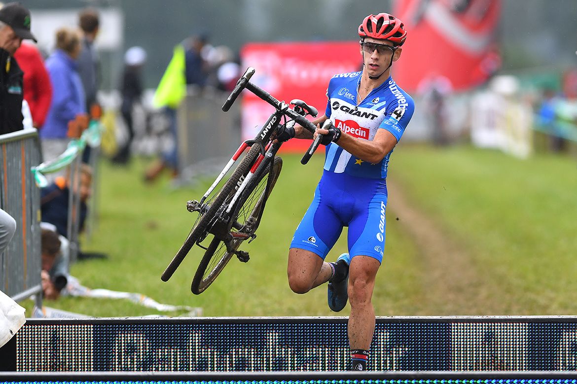Lars van der Haar (Giant-Alpecin) made his return in Gieten