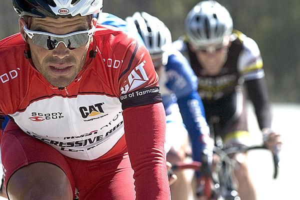 Rhys Pollock (Drapac Porsche) was wearing the Goodstone Group most aggressive jersey from stage seven and was doing the jersey proud as he attacked again on stage eight.
