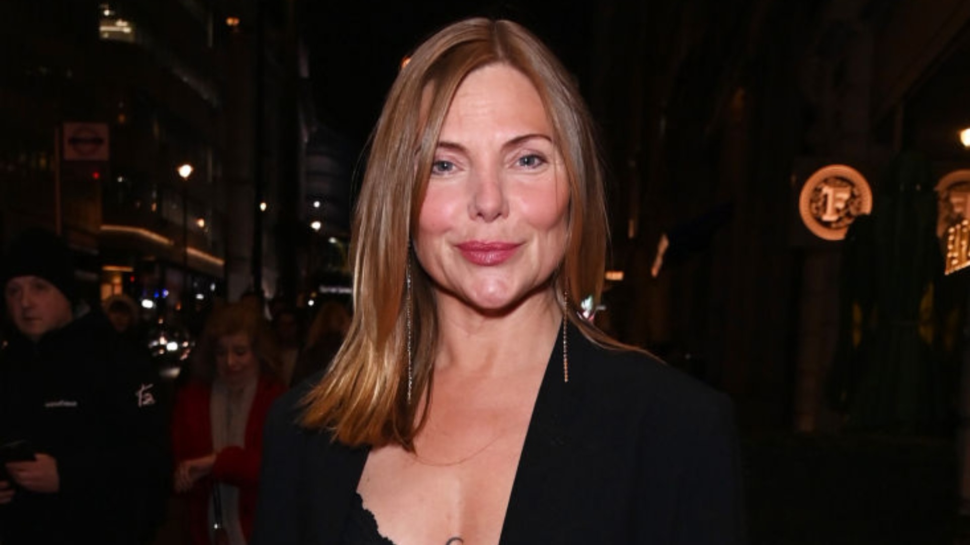 Samantha Womack attends the press night performance of &quot;The Score&quot; at the Theatre Royal Haymarket