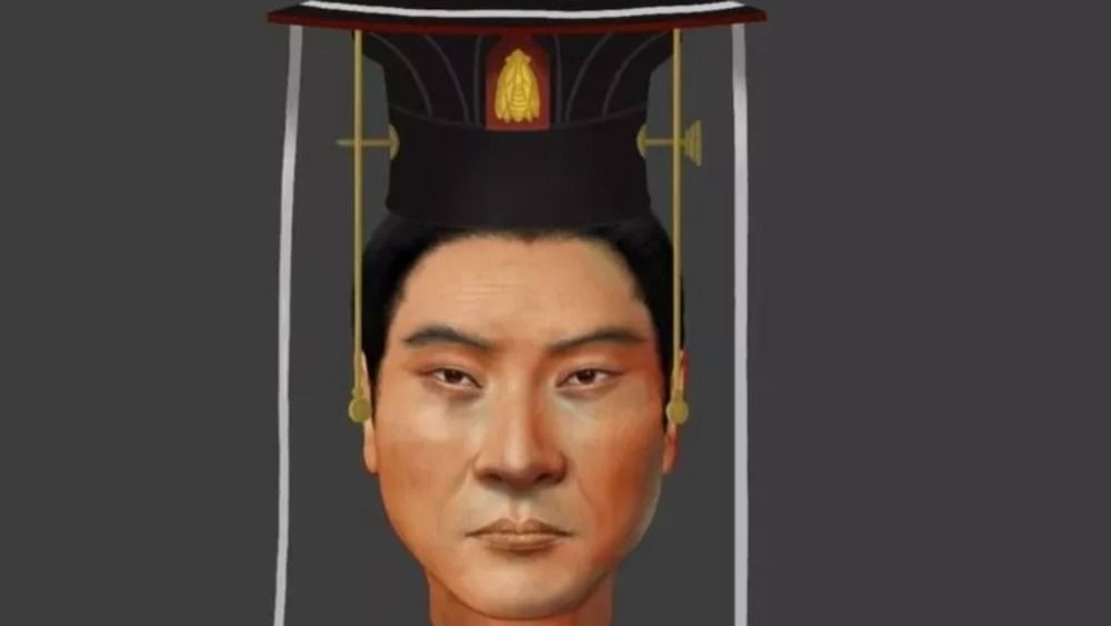 A facial reconstruction of Emperor Wu