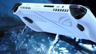 ASUS ROG Ally leaking water mockup image