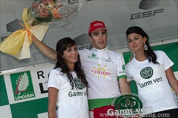 Best young rider Tony Gallopin (Cofidis)