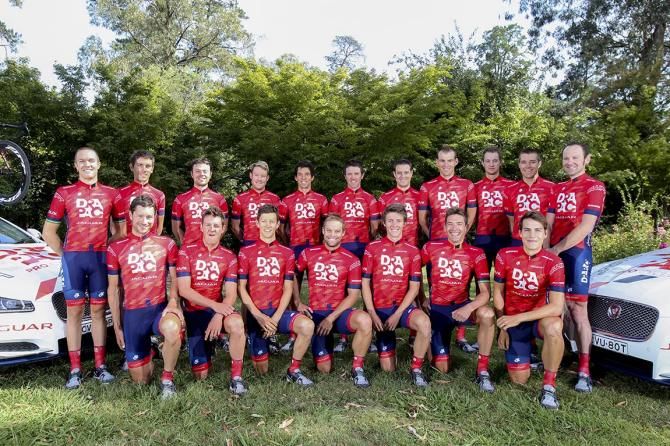 The 2015 Drapac squad in Bright