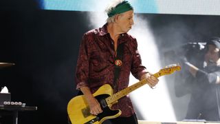 Keith Richards performs onstage during 'STONES TOUR '24 HACKNEY DIAMONDS' at Met Life Stadium on May 23, 2024 in East Rutherford, New Jersey