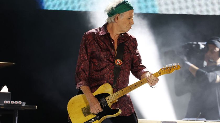 Keith Richards performs onstage during 'STONES TOUR '24 HACKNEY DIAMONDS' at Met Life Stadium on May 23, 2024 in East Rutherford, New Jersey