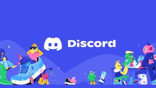 Discord logo with cartoon animals.