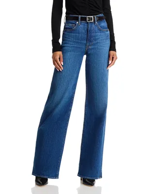 Taylor High Rise Wide Leg Jeans in Bright Blue