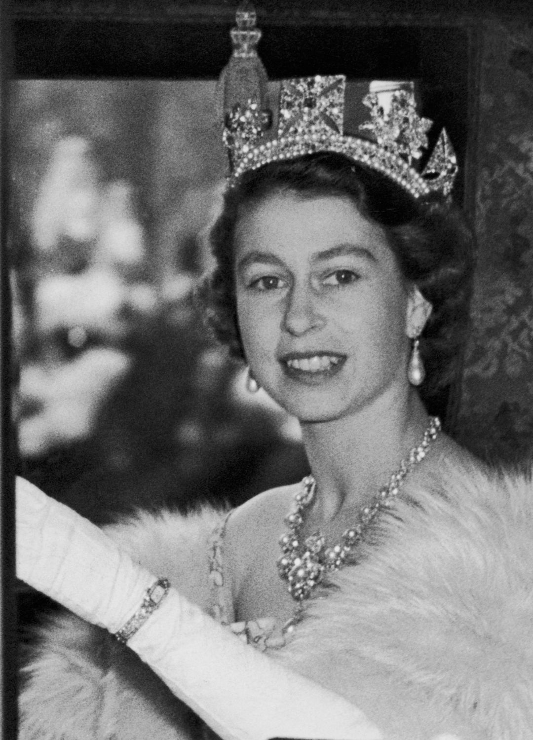 Queen Elizabeth II on the day of her Coronation