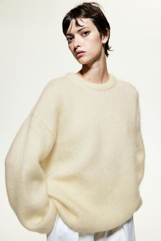 Oversized Mohair-Blend Sweater