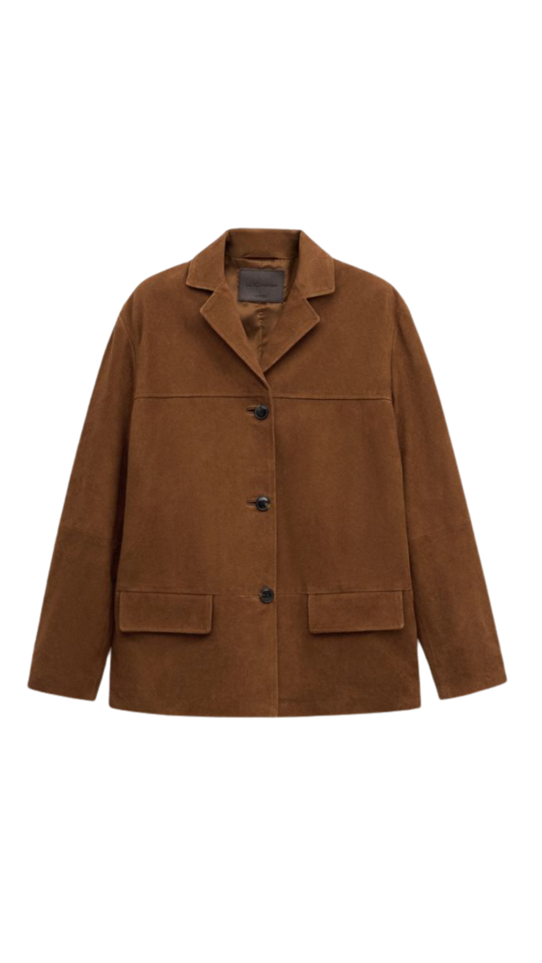 MANGO, Straight Blazer With Front Stitching